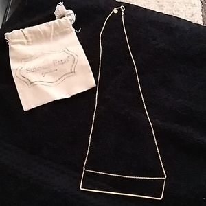 Summer Ellis gold tone pendant necklace